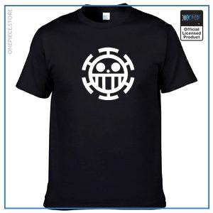 One Piece Shirt  Law Jolly Roger OP1505 Black / S Official One Piece Merch