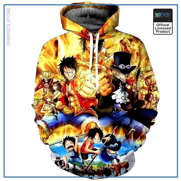 One Piece Hoodie: Luffy & Ace & Sabo | One Piece Store
