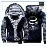 One Piece Jacket <br> Luffy (Grey & Blue) OP1505 M Official One Piece Merch