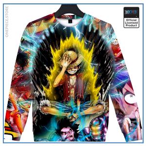 One Piece Sweater  Luffy Super Saiyan OP1505 S Official One Piece Merch