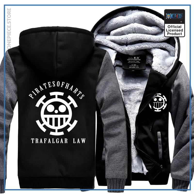 One Piece anime Jacket Law (Black & Grey) official merch | One Piece Store