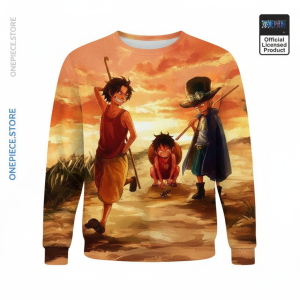 One Piece Sweatshirt:  Luffy & Ace & Sabo