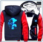 One Piece Jacket  Luffy LED (Red & Blue) OP1505 S Official One Piece Merch