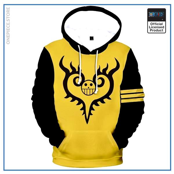 One Piece Hoodie  Corazon Jolly Roger OP1505 S Official One Piece Merch