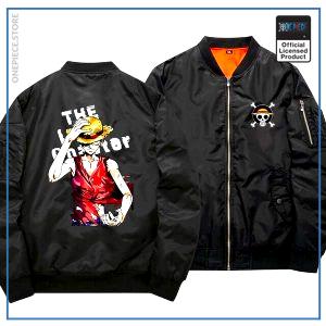 One Piece Bomber Jacket Luffy (Black) OP1505 S Official One Piece Merch