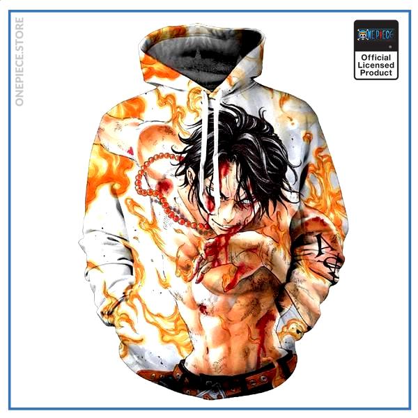 One Piece Hoodie  Portgas D Ace OP1505 S Official One Piece Merch