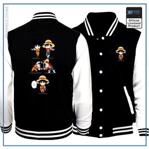 One Piece Varsity Jacket Goku & Luffy Fusion OP1505 S Official One Piece Merch