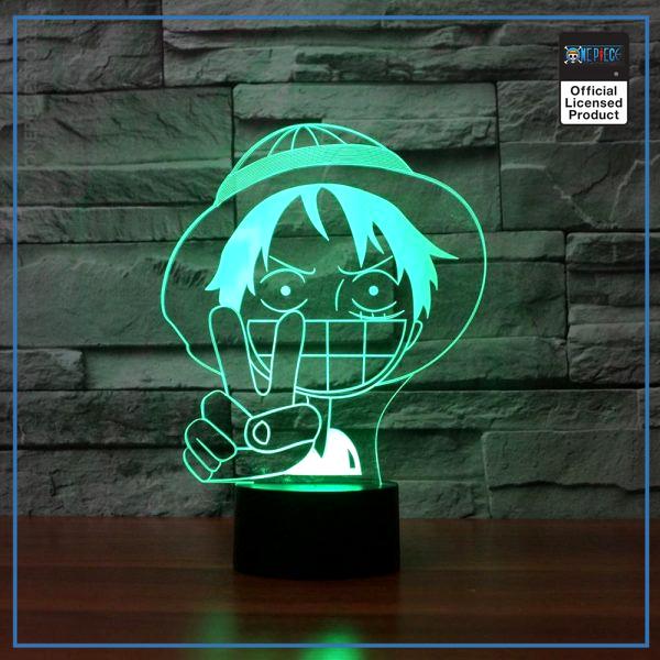 img 2 3D Luffy lampe de Table LED b b sommeil clairage color d grad Anime veilleuse chambre - One Piece Store