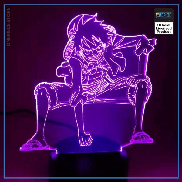 img 3 3D LED veilleuse Anime une pi ce Luffy lampe de Table USB 7 couleurs atmosph res - One Piece Store