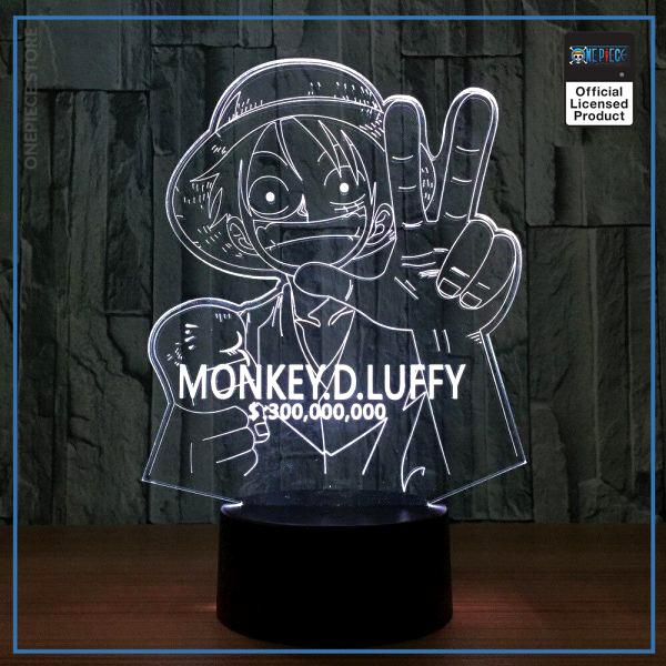 img 5 Japon une pi ce Luffy 7 couleur lampe 3D visuel LED veilleuses pour enfants cadeau tactile - One Piece Store