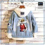 One Piece Jean Jacket <br> Monkey D Luffy OP1505 M Official One Piece Merch