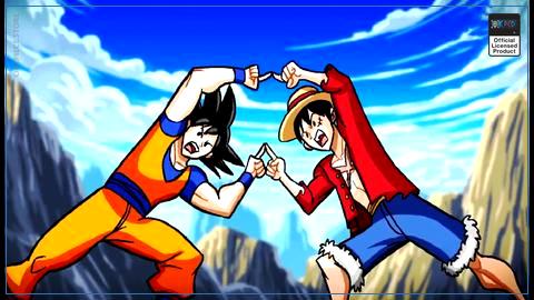One Piece T-Shirt - Goku & Luffy Fusion official merch 1 - One Piece Store luffy goku fusion