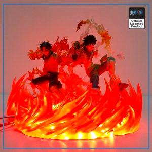 One Piece LED лампа Luffy and Ace OP1505 Заглавие по подразбиране Официален One Piece Merch