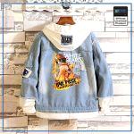 One Piece Jean Jacket <br> Ace OP1505 M Official One Piece Merch