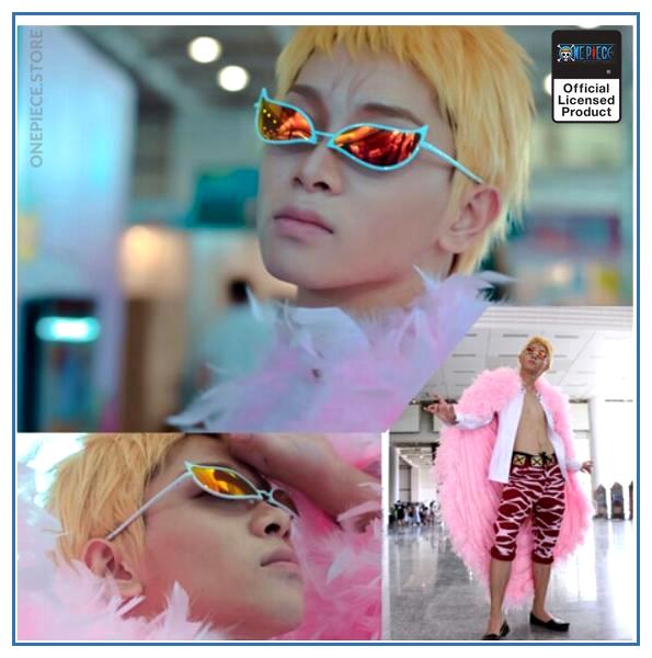 One Piece anime Cosplay Doflamingo Glasses official merch 1 - One Piece Store one piece doflamingo glasses