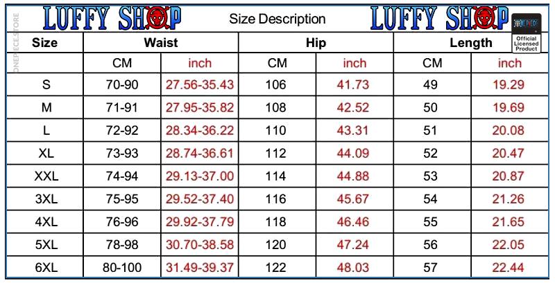 One Piece anime Swim Short Straw Hat Crew official merch 1 - One Piece Store one piece swim short size guide