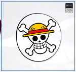 One Piece Car Sticker  Straw Hat Jolly Roger OP1505 Default Title Official One Piece Merch