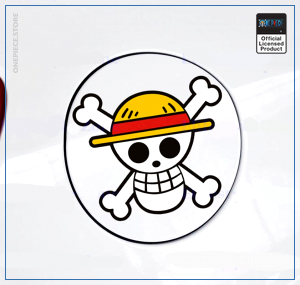 One Piece autocollant de voiture chapeau de paille Jolly Roger OP1505 titre par défaut officiel One Piece Merch