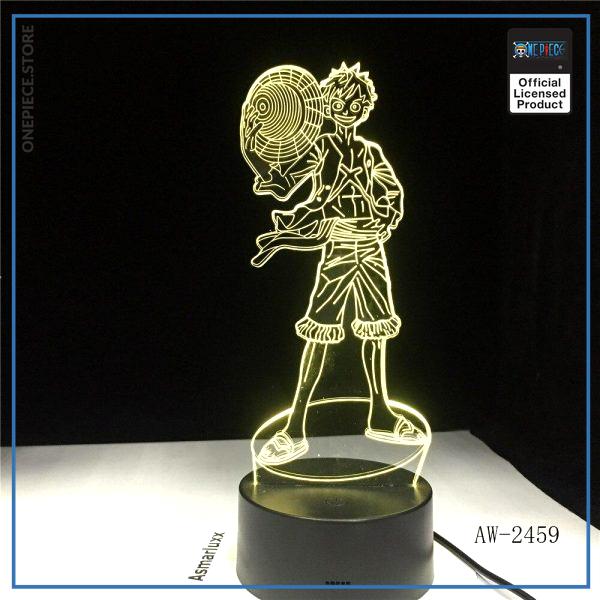 product-image-1077910008 One Piece Light Lamp Straw Hat Luffy OP1505 Touch + Remote Official One Piece Merch