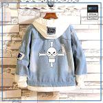 One Piece Jean Jacket <br> Whitebeard OP1505 M Official One Piece Merch