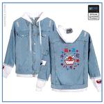 One Piece Jean Jacket  Buggy the Clown OP1505 White / S Official One Piece Merch