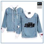 One Piece Jean Jacket  STAMPEDE OP1505 White / S Official One Piece Merch