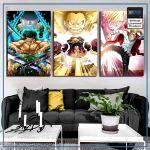 One Piece Wall Art <br> Monster Trio OP1505 30x45cm x 3 pcs / No Frame Official One Piece Merch