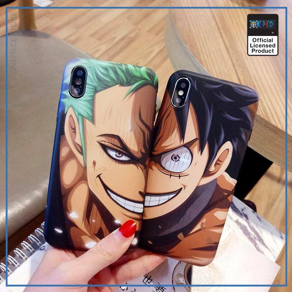 One Piece anime iPhone Case Zoro and Luffy official merch One Piece