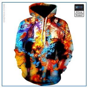 One Piece Hoodie  Ace and Marco OP1505 S Official One Piece Merch