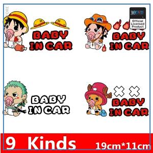 One Piece Car Sticker  Baby in Car OP1505 Ace Official One Piece Merch