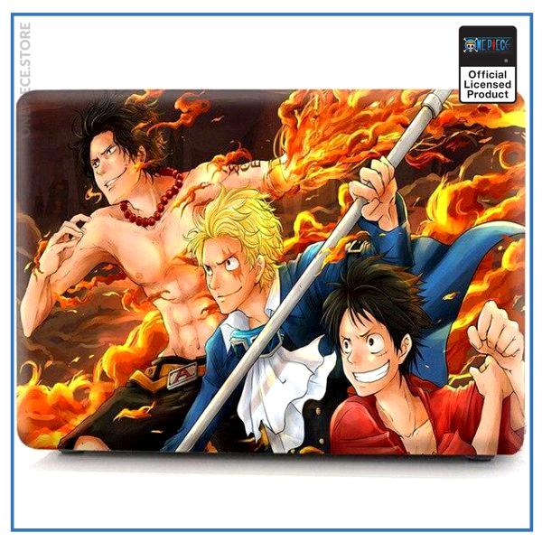 One Piece Laptop Skin  Luffy Ace Sabo OP1505 Pro 13 A1278 Official One Piece Merch