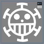 White / 15x15 Official One Piece Merch