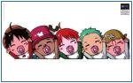 One Piece Car Sticker   Baby Straw Hat Crew OP1505 Default Title Official One Piece Merch