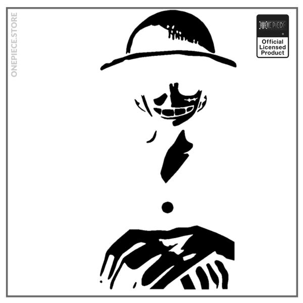 One Piece anime Car Sticker - Straw Hat Luffy official merch 4 - One Piece Store White / 25cmX12cm Official One Piece Merch