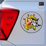 One Piece Car Sticker  Pirate Luffy OP1505 Default Title Official One Piece Merch