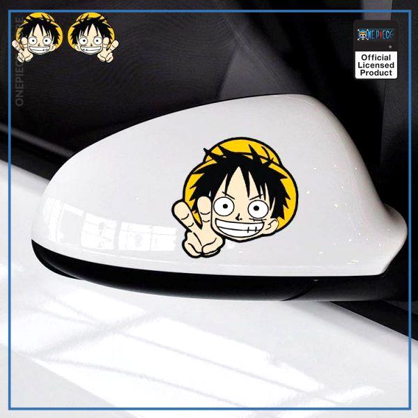 One Piece Car Sticker  Chibi Luffy OP1505 Default Title Official One Piece Merch