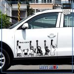 One Piece Car Sticker <br> Straw Hat Crew OP1505 Black / 50x20.5cm Official One Piece Merch