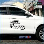 One Piece Car Sticker  Zoro OP1505 Black / 33x21.5cm Official One Piece Merch