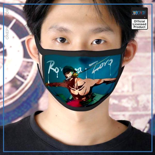 One Piece Face Mask  Roronoa Zoro OP1505 Default Title Official One Piece Merch