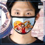 One Piece Face Mask <br> Chopper Luffy Zoro OP1505 Default Title Official One Piece Merch