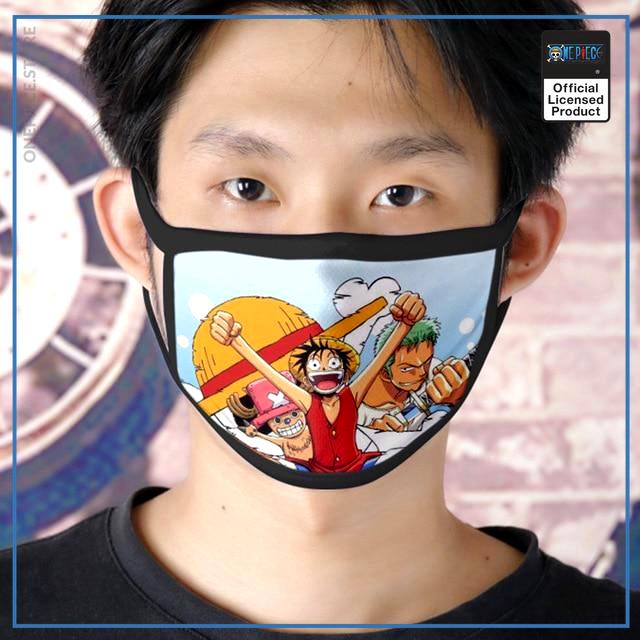 One Piece Anime Face Mask Chopper Luffy Zoro Official Merch One