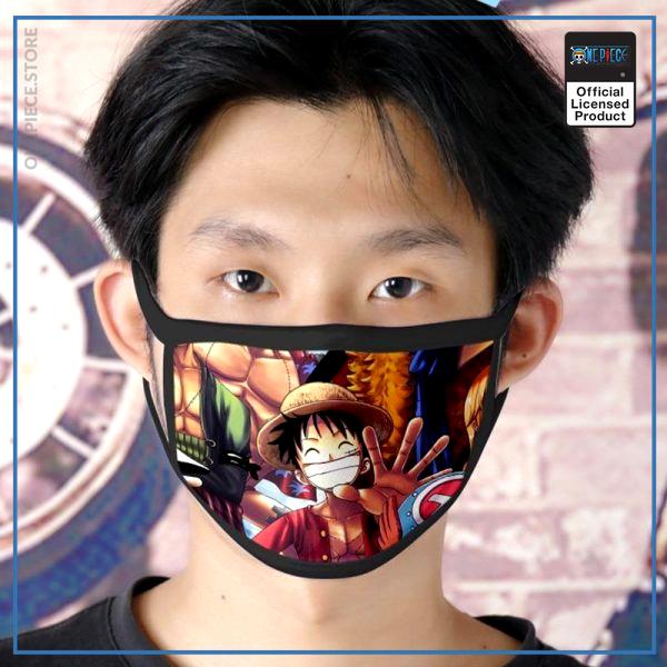One Piece Face Mask  Monkey D Luffy OP1505 Default Title Official One Piece Merch