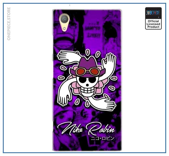 One Piece Sony Case  Robin Jolly Roger OP1505 for Sony Z5 Premium Official One Piece Merch