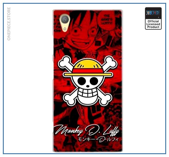 One Piece Sony Case  Straw Hat Jolly Roger OP1505 for Sony C4 Official One Piece Merch