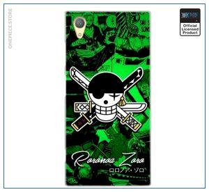 One Piece Sony Case  Zoro Jolly Roger OP1505 for Sony XR or XZS Official One Piece Merch