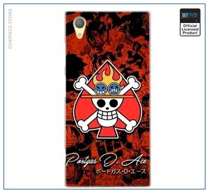One Piece Sony Case  Spades Pirates OP1505 for Sony XR or XZS Official One Piece Merch