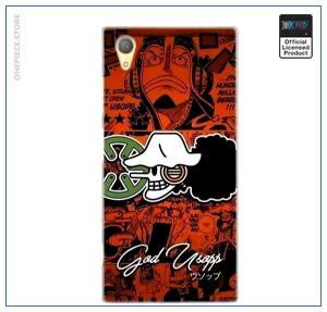 One Piece Sony Case  Usopp Jolly Roger OP1505 for Sony XR or XZS Official One Piece Merch
