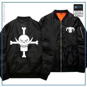 One Piece Bomber Jacket  Whitebeard (Black) OP1505 S Official One Piece Merch