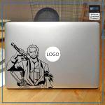 One Piece Laptop Sticker  Roronoa Zoro OP1505 For Retina 12 inch / Black Official One Piece Merch