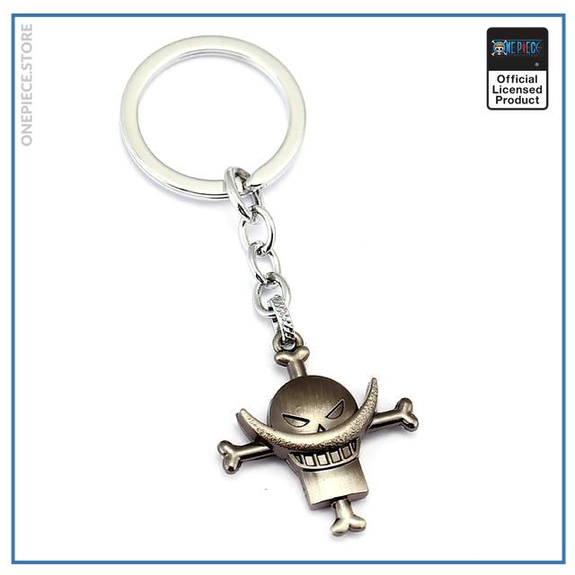 Anime One Piece Wanted Metal Keychain Key Chain for Car Bikes Key Ring